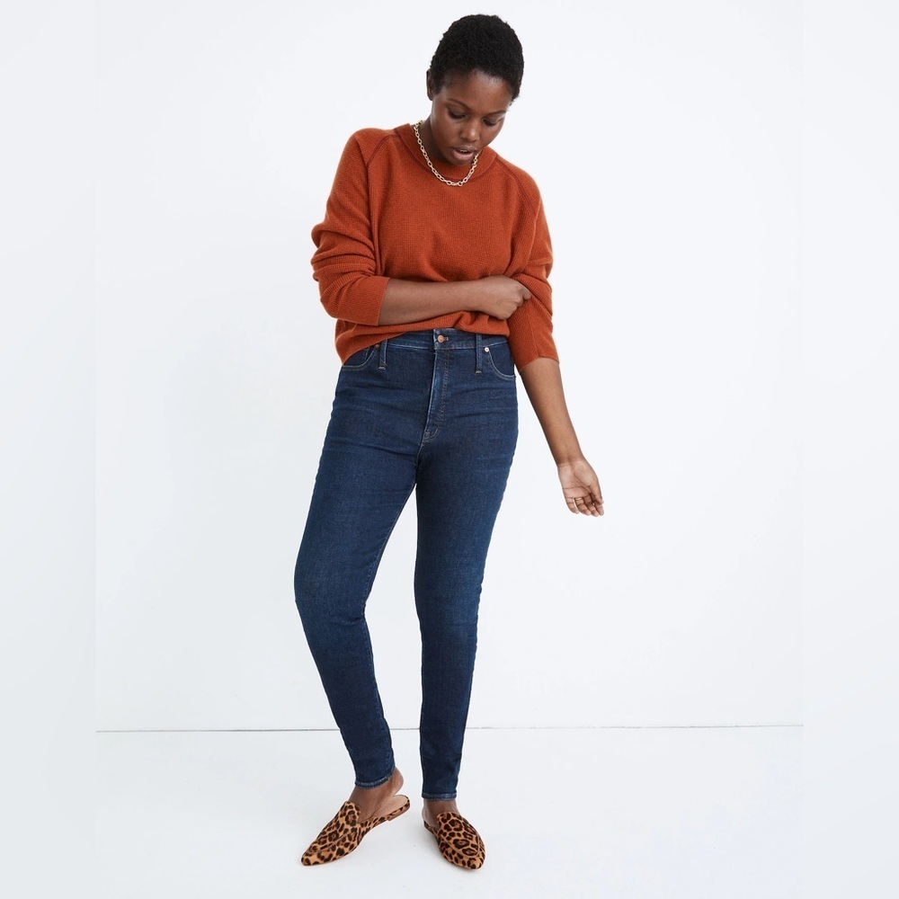 Madewell 9" Mid-Rise Skinny Jeans in Orland Wash: TENCEL Denim Edition SZ 31